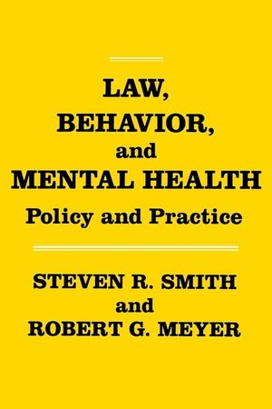 Law, Behavior, and Mental Health: Policy and Practice image number 0