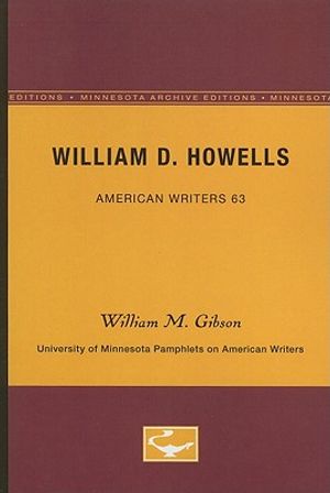 William D. Howells - American Writers 63: University of Minnesota Pamphlets on American Writers image number 0