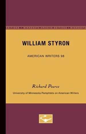William Styron - American Writers 98: University of Minnesota Pamphlets on American Writers image number 0