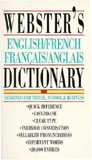 Webster's English/French-Francias/Anglais Dictionary image number 0