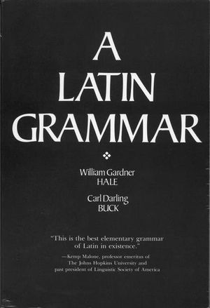 A Latin Grammar image number 0