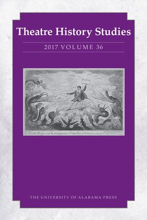 Theatre History Studies 2017, Vol. 36, 36 image number 0