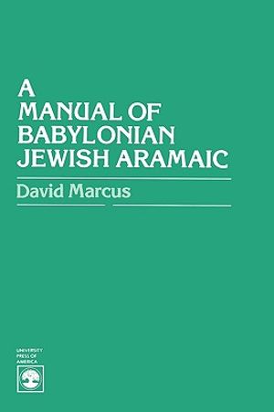 A Manual of Babylonian Jewish Aramaic image number 0