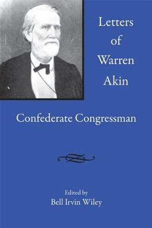 Letters of Warren Akin: Confederate Congressman image number 0