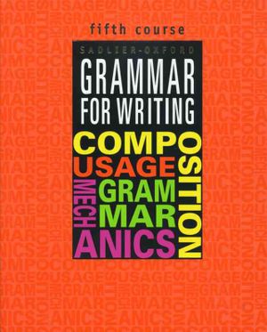 Grammar for Writing, 5th Course image number 0