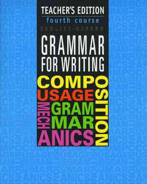 Grammar for Writing, 4th Course image number 0