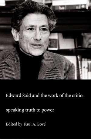 Edward Said and the Work of the Critic: Speaking Truth to Power image number 0