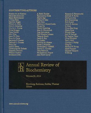 Annual Review of Biochemistry 2014 image number 0