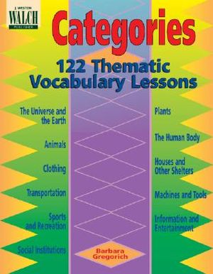 Categories: 122 Thematic Vocabulary Lessons image number 0