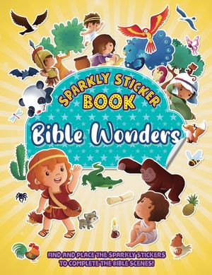 Bible Wonders: Sparkly Sticker Book image number 0