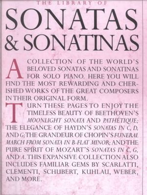 The Library of Sonatas and Sonatinas: Piano Solo image number 0