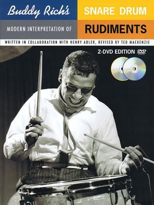 Buddy Rich's Modern Interpretation of Snare Drum Rudiments: Book/2-DVDs Pack [With DVD] image number 0