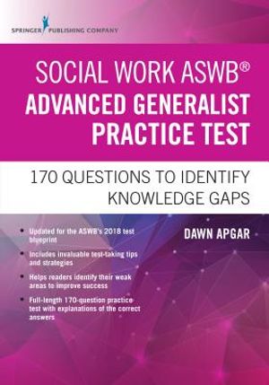 Social Work Aswb Advanced Generalist Practice Test: 170 Questions to Identify Knowledge Gaps image number 0