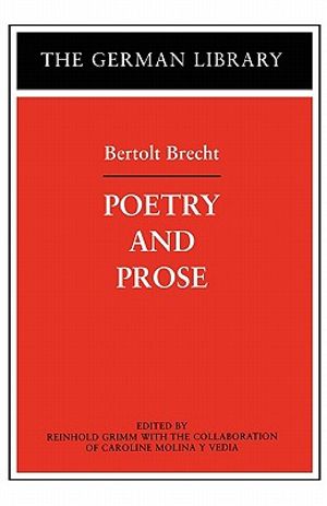 Poetry and Prose: Bertolt Brecht image number 0
