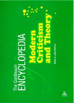 The Continuum Encyclopedia of Modern Criticism and Theory image number 0