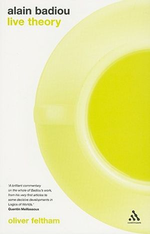 Alain Badiou: Live Theory image number 0