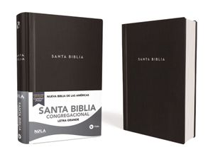 Biblia Nbla Congregacional, Tapa Dura, Negro / Spanish Nbla Pew Bible, Hardcover, Black image number 0