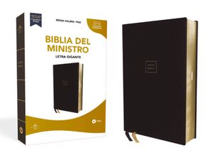 Reina-Valera 1960 Biblia del Ministro, Leathersoft, Letra Gigante, Negra image number 0