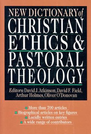 New Dictionary of Christian Ethics & Pastoral Theology image number 0