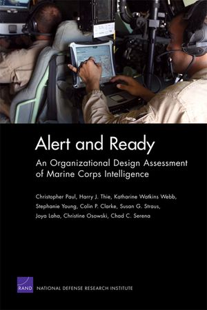 Alert and Ready: An Organizational Design Assessment of Marine Corps Intelligence image number 0