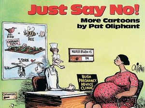 Just Say No!: More Cartoons by Pat Oliphant image number 0