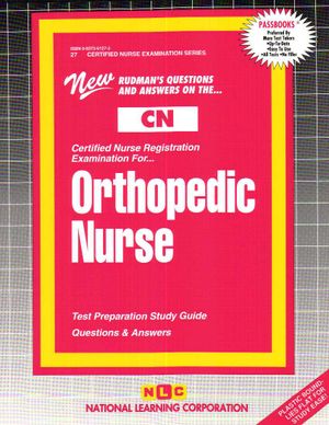 Orthopedic Nurse: Passbooks Study Guide image number 0