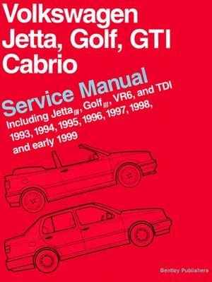 Volkswagen Jetta, Golf, GTI, Cabrio Service Manual: 1993-1999 image number 0