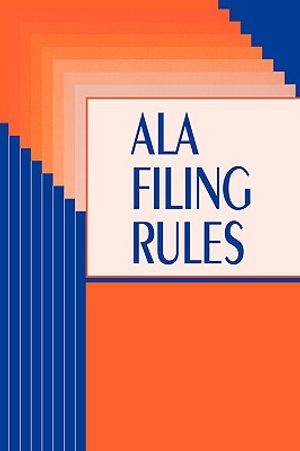ALA Filing Rules image number 0