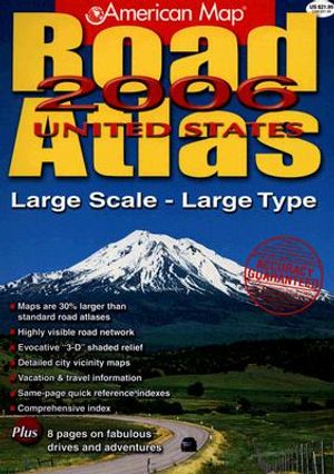 American Map Road Atlas: Large Scale - Large Type image number 0