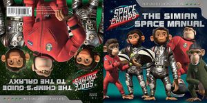 Space Chimps: The Simian Space Manual/The Chimp's Guide to the Galaxy [With Temporary Tattoos] image number 0