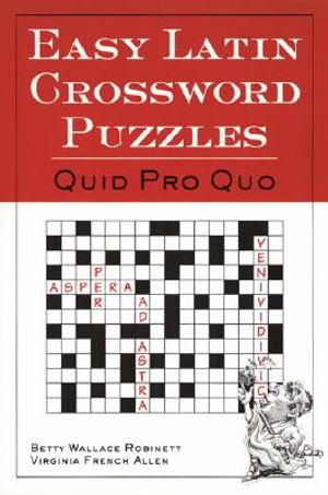 Easy Latin Crossword Puzzles image number 0