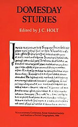 Domesday Studies: Papers Read at the Novocentenary Conference of the Royal Historical Societry and the Institute of British Geographers, image number 0