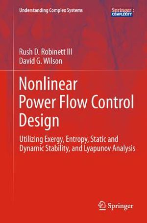 Nonlinear Power Flow Control Design: Utilizing Exergy, Entropy, Static and Dynamic Stability, and Lyapunov Analysis image number 0