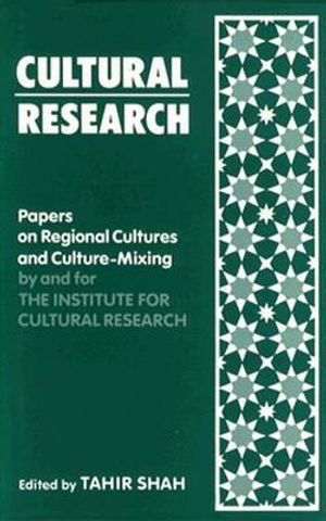 Cultural Research: Papers on Regional Cultures and Culture-Mixing image number 0