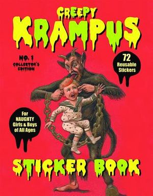 Creepy Krampus Sticker Book: 72 Reusable Stickers for Naughty Girls & Boys of All Ages image number 0