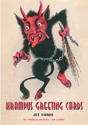 Krampus Greeting Cards Set Three image number 0