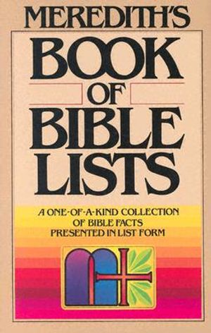 Meredith's Book of Bible Lists image number 0