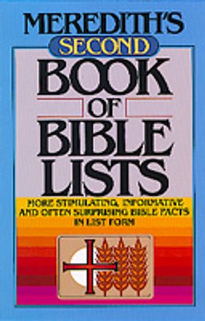 Meredith's Second Book of Bible Lists image number 0