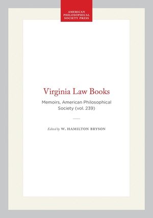 Virginia Law Books: Essays and Bibliographies image number 0