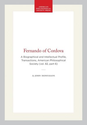Fernando of Cordova : A Biographical and Intellectual Profile image number 0
