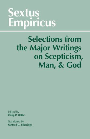 Sextus Empiricus: Selections from the Major Writings on Scepticism, Man, and God image number 0