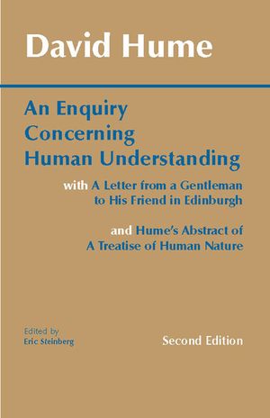 An Enquiry Concerning Human Understanding: With Hume's Abstract of a Treatise of Human Nature and a Letter from a Gentleman to His Friend in Edinburgh image number 0