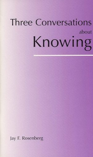 Three Conversations about Knowing image number 0