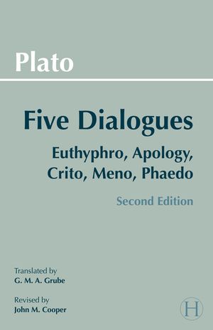 Plato: Five Dialogues: Euthyphro, Apology, Crito, Meno, Phaedo image number 0