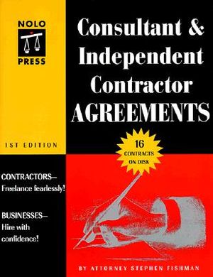 Consultant and Independent Contractor Agreements Book with Disk [With *] image number 0