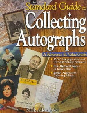 Standard Guide to Collecting Autographs image number 0