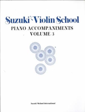 Suzuki Violin School, Vol 3: Piano Acc. image number 0