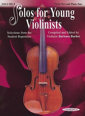 Solos for Young Violinists, Vol 4: Selections from the Student Repertoire image number 0