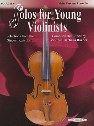 Solos for Young Violinists, Vol 6: Selections from the Student Repertoire image number 0