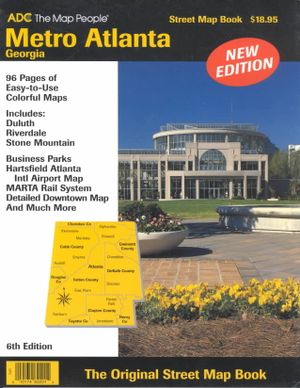 Metro Atlanta, Georgia Street Map Book image number 0